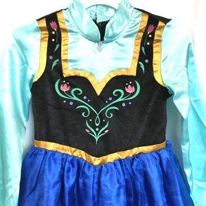 Princess Anna Frozen Disney Store Dress Up Costume Size 10